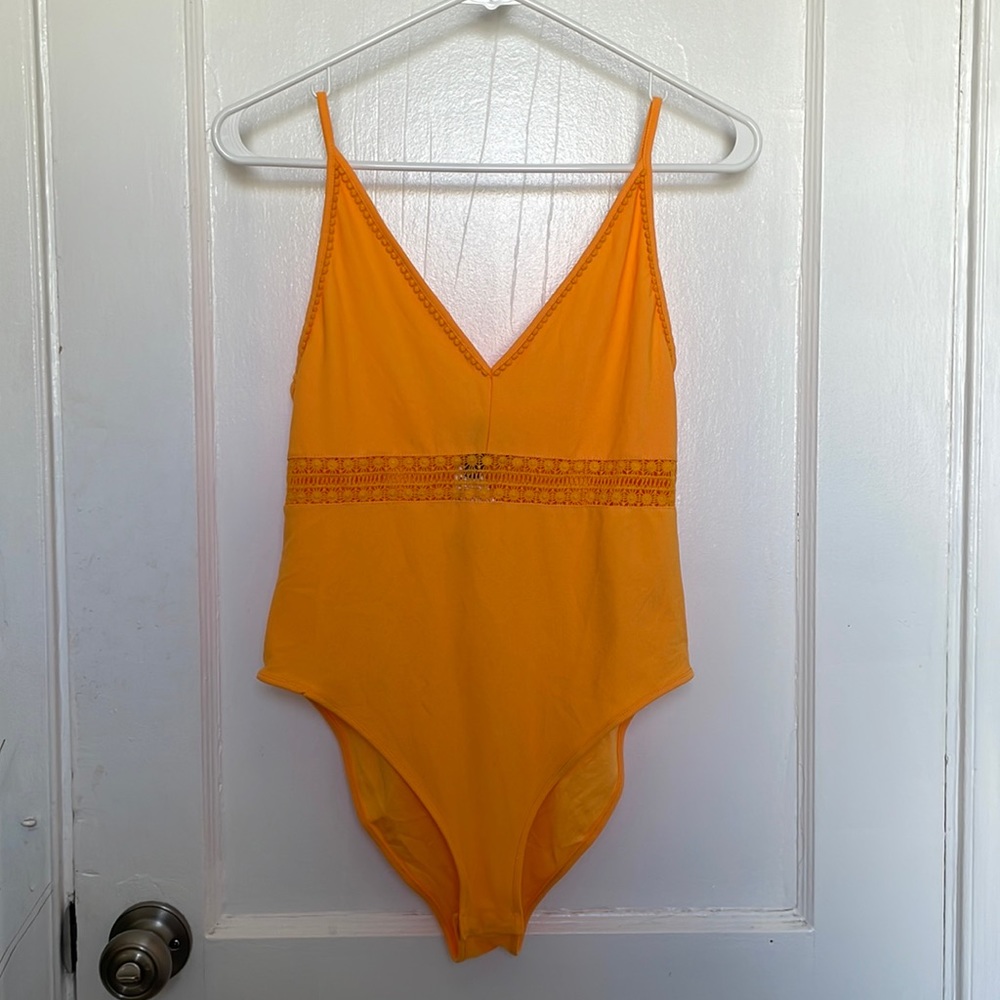 Orange Detail Bodysuit